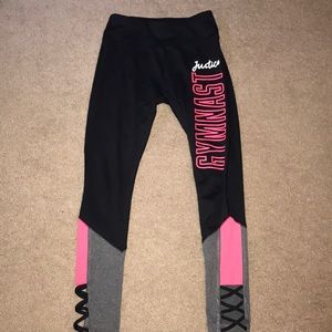 Athletic Leggings with Ankle Openings